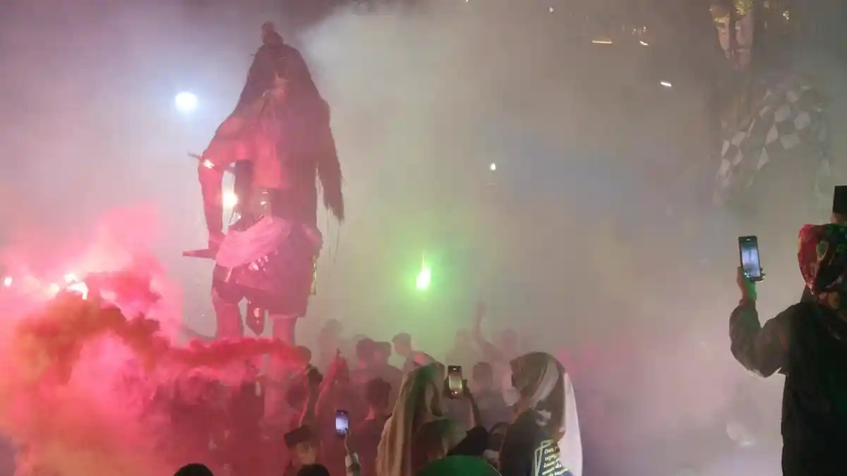 Gebyar Takbir Keliling di Kudus Tampilkan Atraksi Ogoh-ogoh Seperti di Bali