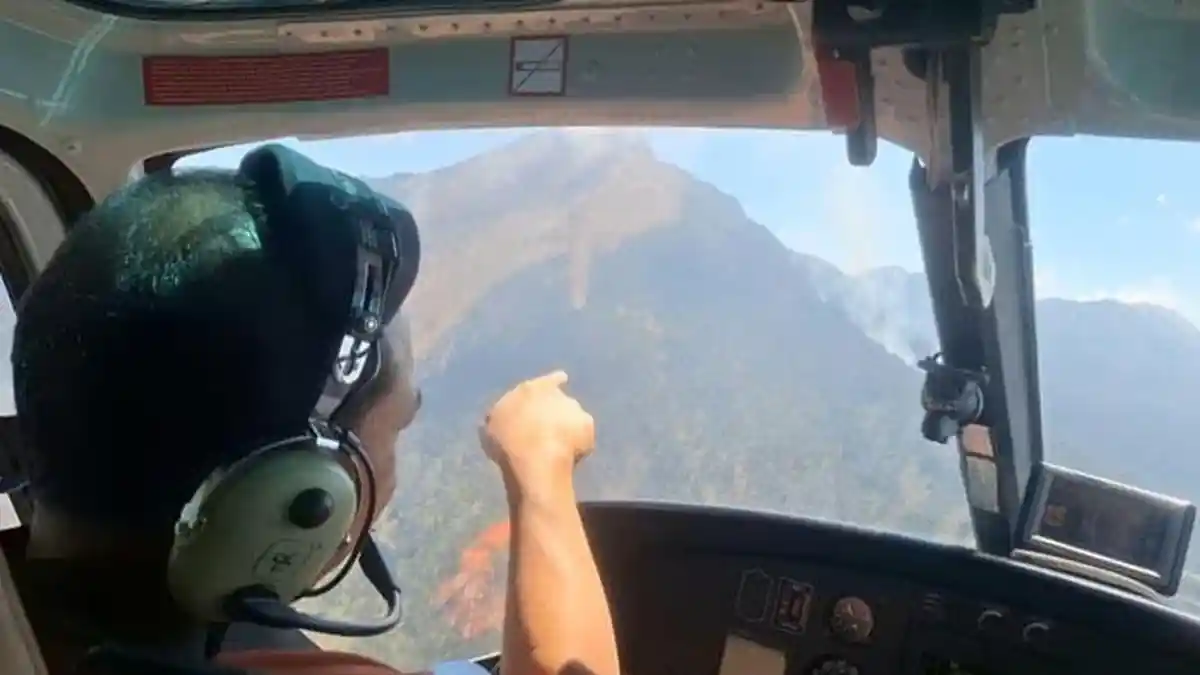 Gambar ilustrasi Kebakaran Gunung Arjuno Welirang Capai 146 Hektare