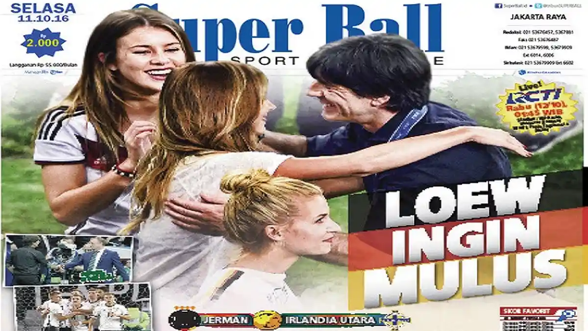 Joachim Loew Ingin Timnas Jerman Melangkah Mulus ke Piala Dunia 2018