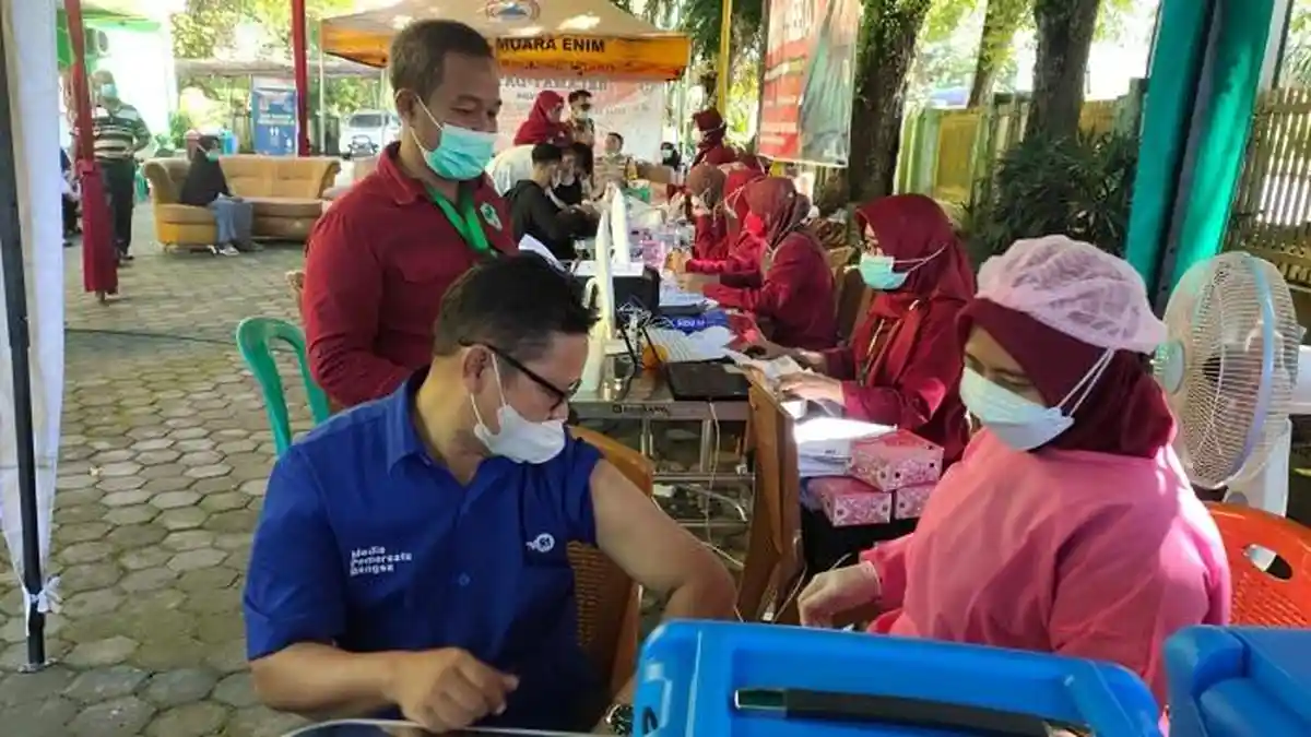 Muara Enim Terus Genjot Vaksinasi Kedua dan Booster
