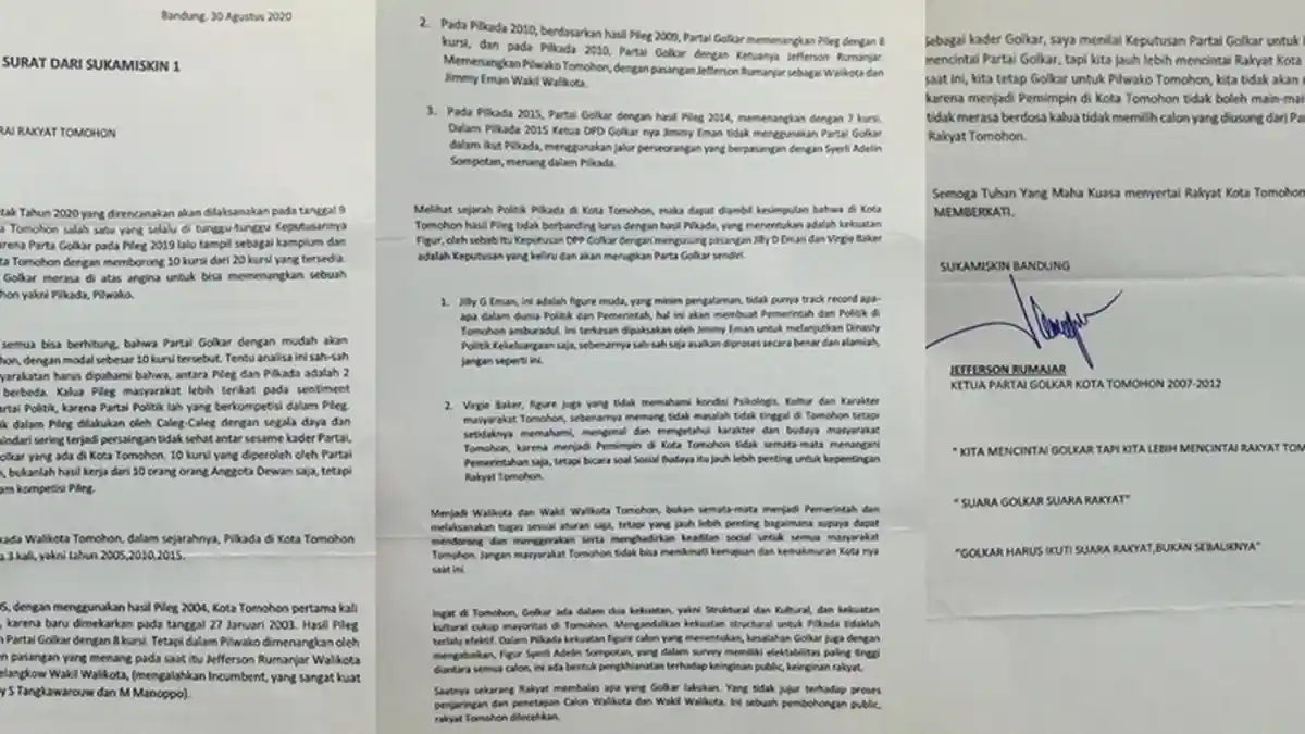 Epe Nilai Keputusan Golkar Usung JGE-VB Sebuah Pengkhianatan Terhadap Keinginan Rakyat