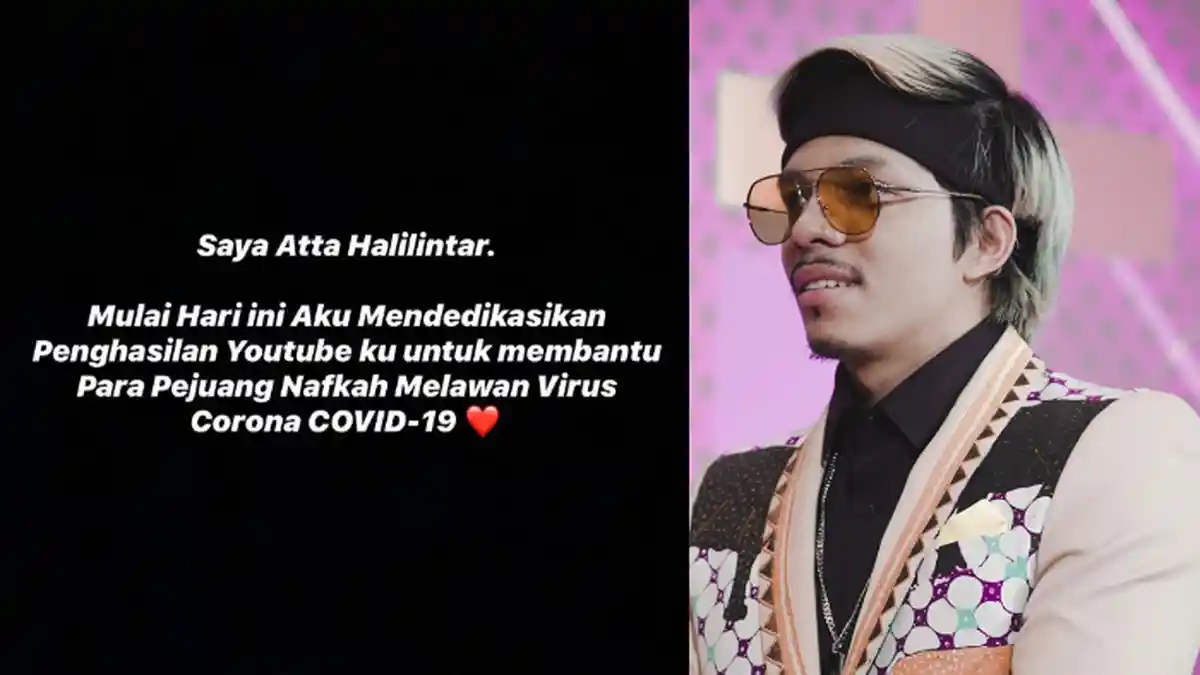 Atta Halilintar Sumbang Gaji dari YouTube untuk Corona, Rano Karno: Sudah Waktunya Lebih Berarti