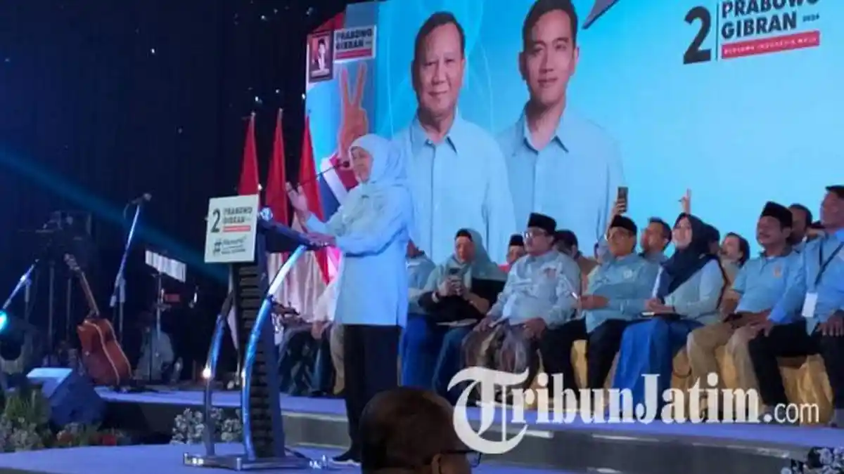 Doa Khofifah untuk Prabowo-Gibran Bisa Menang Pilpres 2024 dalam Satu Putaran