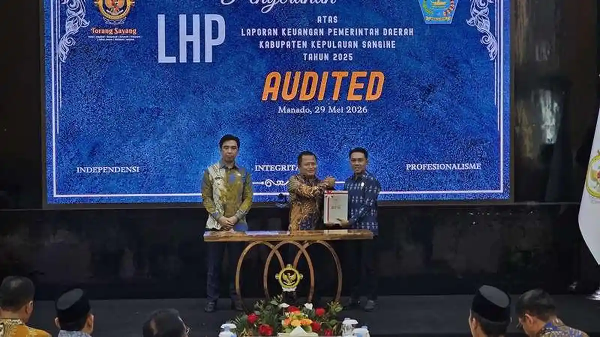 Pemkab Sangihe Koleksi 12 Opini WTP dari BPK RI, Buah Sinergi dan Komitmen Seluruh Perangkat Daerah