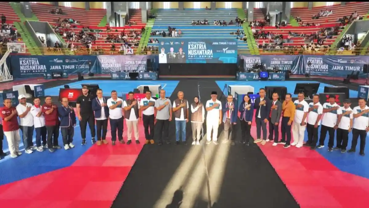 1.232 Atlet Taekwondo Bertarung di Kediri, Jadi Ajang Mencetak Ksatria Nusantara