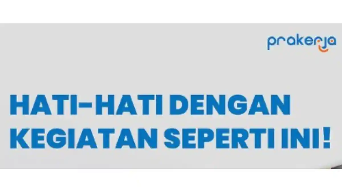 BEREDAR Pesan Pendaftaran Kartu Prakerja Dilakukan di RT Masing-masing, Ternyata Penipuan