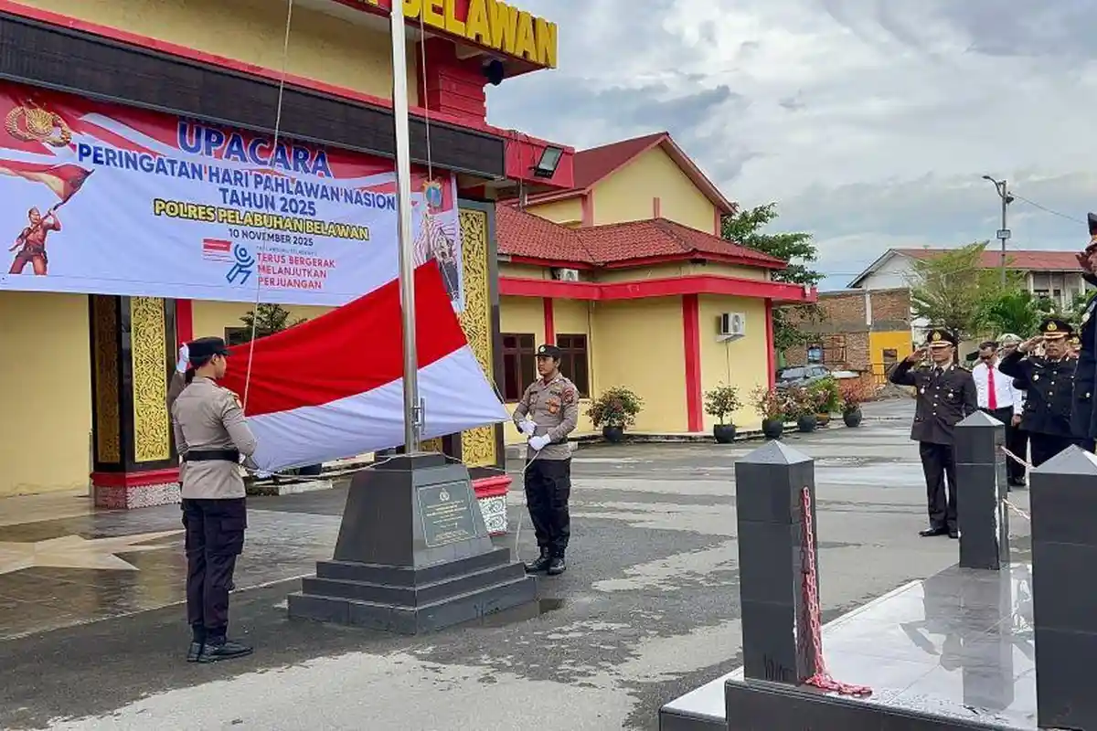 Hari Pahlawan Tahun 2025, Kapolres Pelabuhan Belawan Ingatkan Kemerdekaan Tidak Jatuh dari Langit