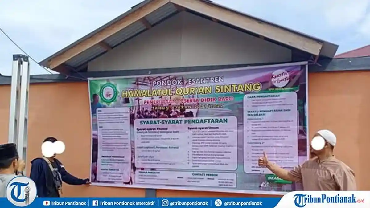 Profil Ponpes Halamatul Quran Sintang, Satu-satunya Pondok yang Terdaftar di Kemendikdasmen - Tribunpontianak.co.id