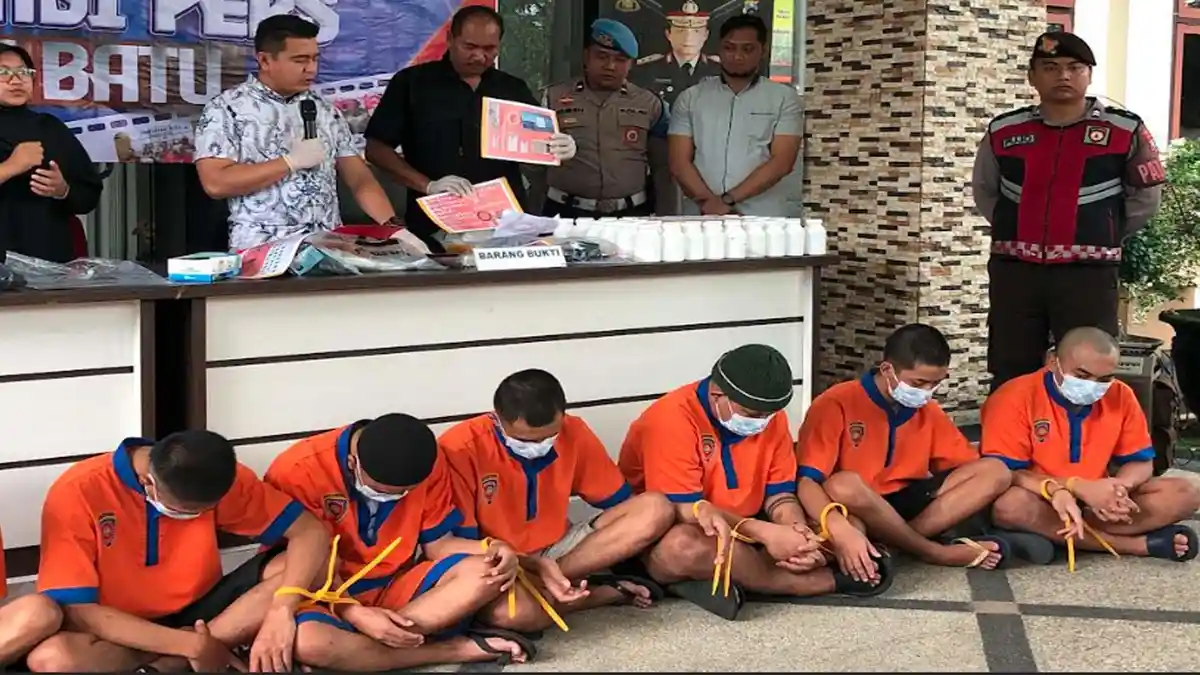 Polisi Tangkap 6 Pengedar Narkoba dari Jaringan Berbeda, Beroperasi di Seluruh Malang Raya