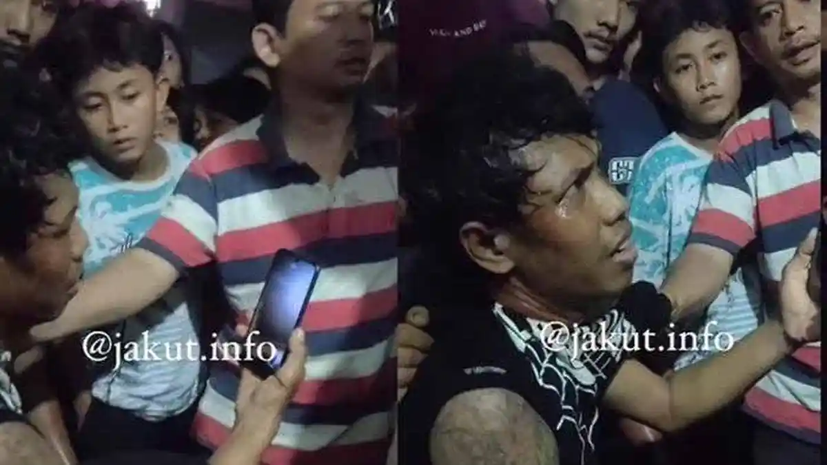 Sosok Maling yang Nangis Video Call Istri Minta Dijemput saat Ketangkap Warga, Ditinggal Lari Teman