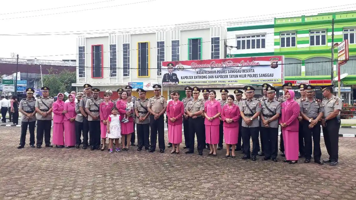 Pimpin Sertijab Kasat Reskrim dan Dua Kapolsek, Ini Pesan Kapolres Sanggau