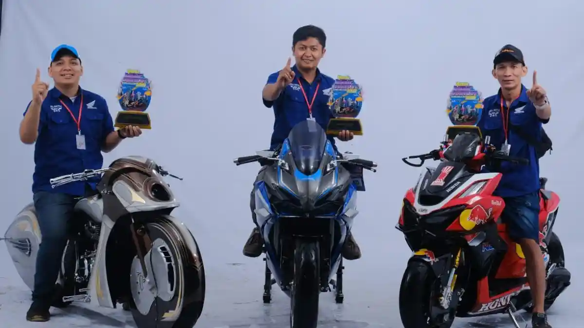 Para Jawara Modifikator Tampilkan Karya Terbaik di Panggung Besar Honda Modif Contest
