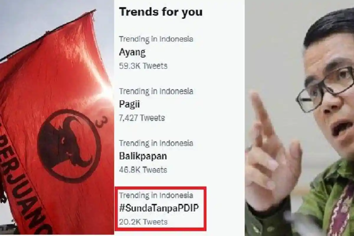 PDIP Sebut Tagar SundaTanpaPDIP Sangat Masif Dilakukan Kelompok Tertentu