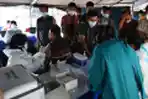 Lantamal V Gelar Serbuan Vaksinasi Covid-19 Pekerja Maritim