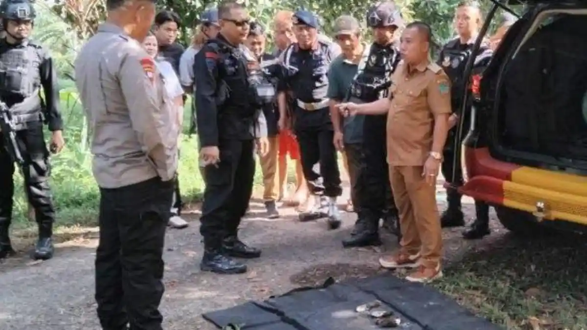 Bom Mortir yang Ditemukan di Minut Diledakkan Tim Gegana Polda Sulawesi Utara