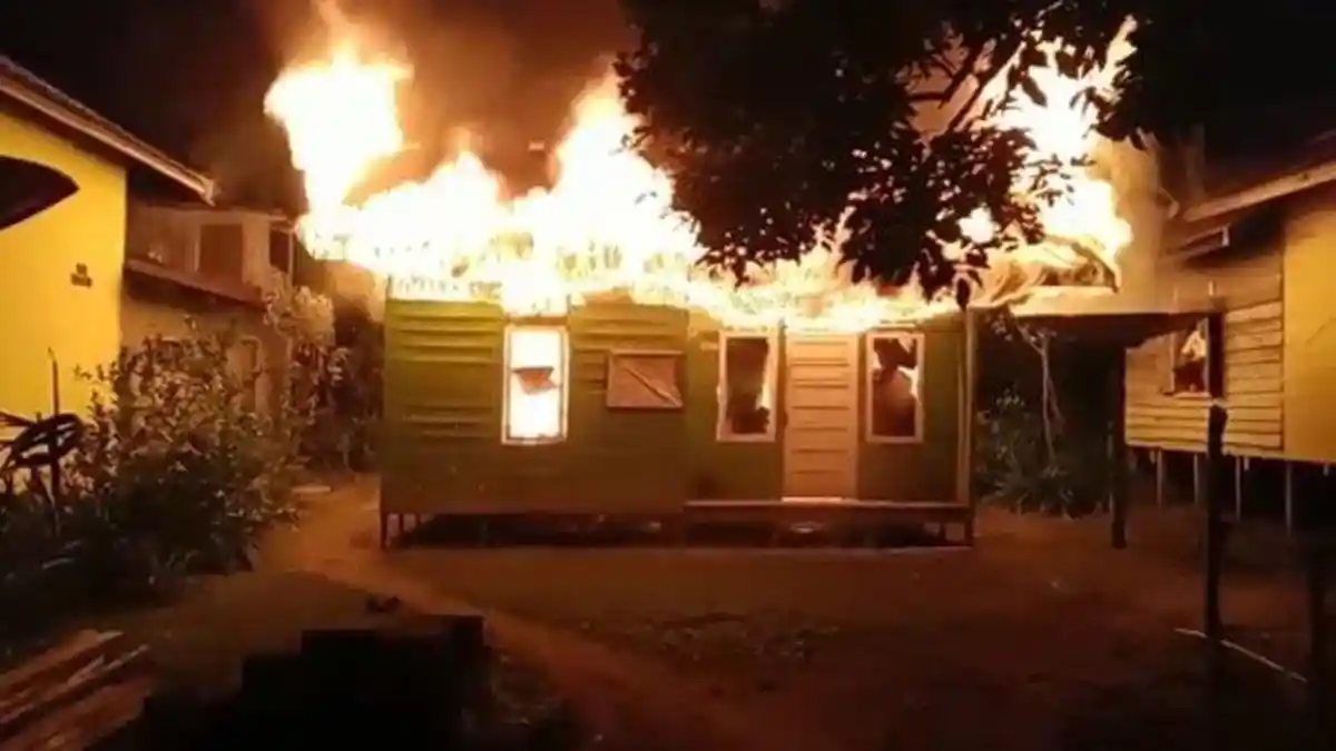 Kebakaran Rumah di Batuampar Tanahlaut Kalsel, Penghuni Tak Sempat Selamatkan Harta Benda