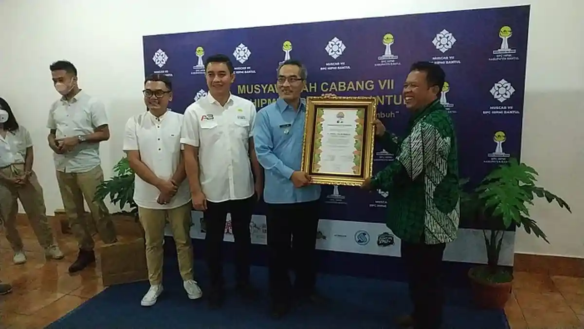 Bupati Abdul Halim Minta Hipmi Bantul Ciptakan Lapangan Pekerjaan dan Pengusaha Baru