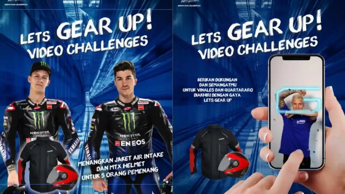 Semakin Dekat dengan Vinales dan Quartararo dalam #LetsGEARUPstyle Challenge