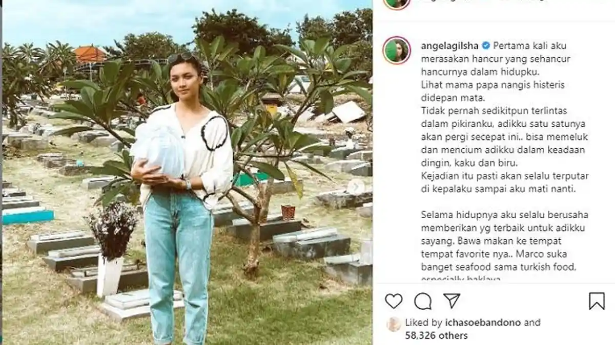 Angela Gilsha Ungkap Momen Sehari sebelum Marco Panari Meninggal: Latihan Bawa Mobil Baru sama Mama
