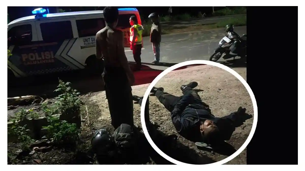 Polisi Dibegal di Bekasi, Bahu Kiri Briptu Abdul Azis Luka Kena Bacok, Motornya Dirampas