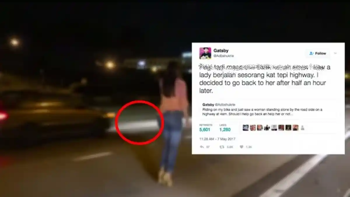 Wanita Ini Keluyuran Tengah Malam di Pinggir Jalan, Ternyata Ini yang Sebenarnya Terjadi