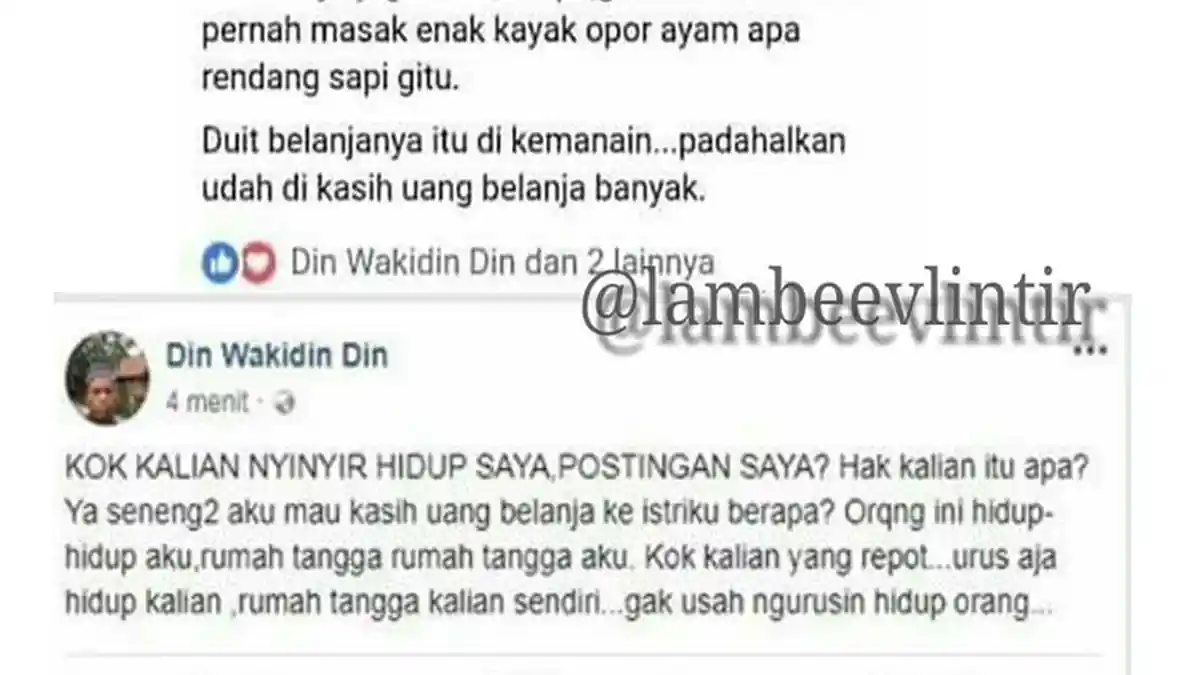 Viral Curhatan Pria yang Istrinya Gak Masak Opor Ayam & Rendang, Ternyata Segini Belanja Bulanannya!