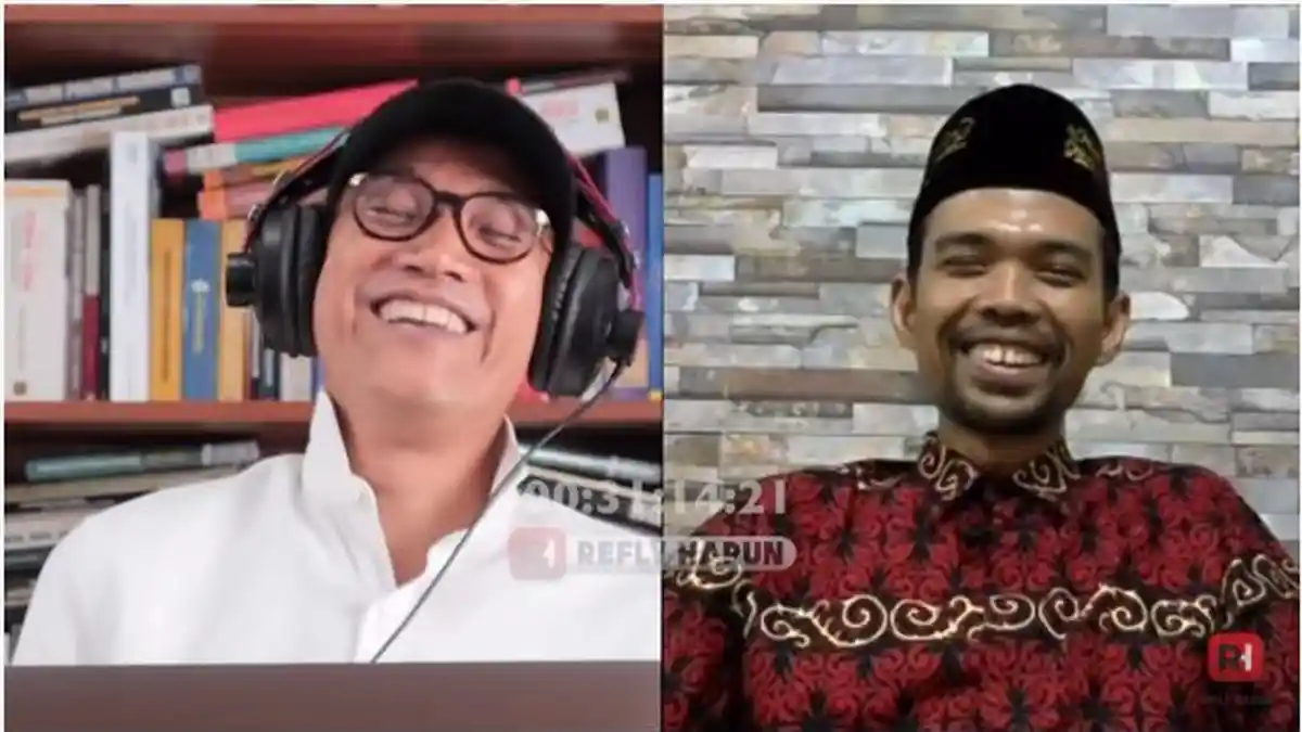 Minta Refly Harun Calonkan Diri Jadi Presiden, Abdul Somad Terkekeh Beri Julukan 'Imam New Normal'