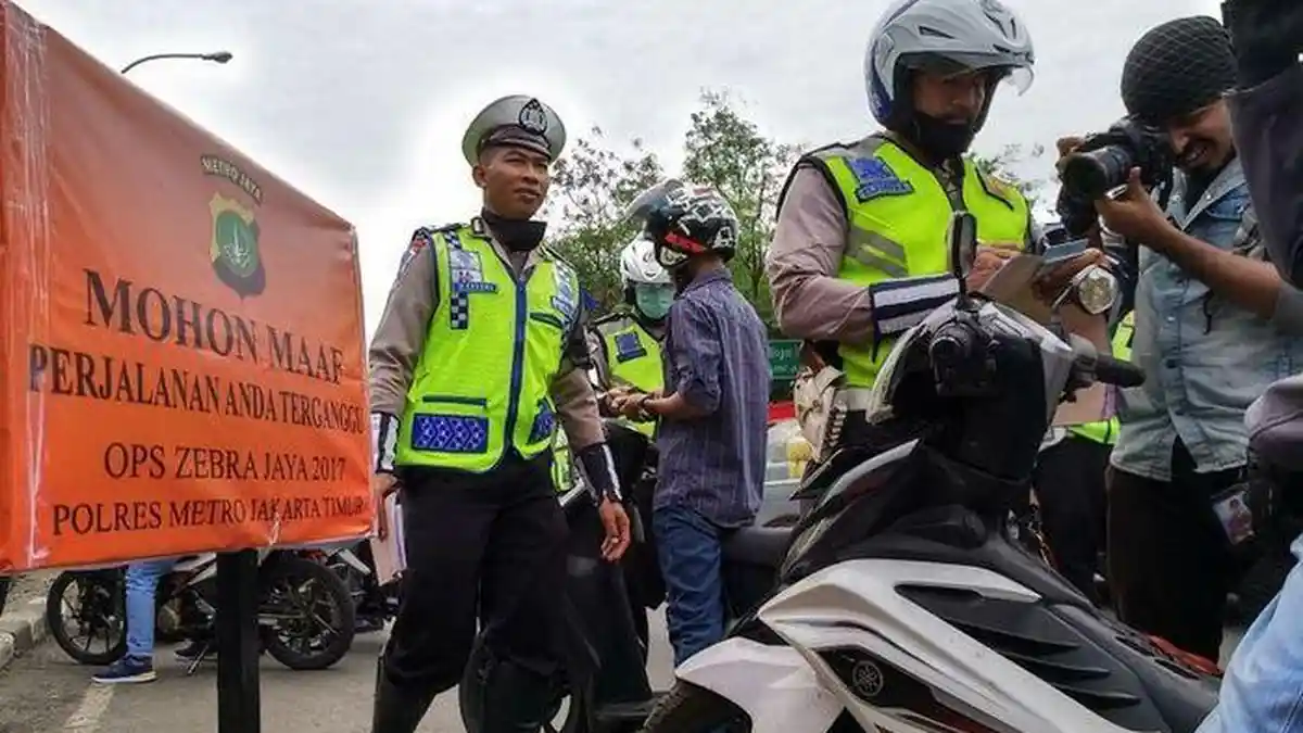 Jadwal Operasi Zebra 2020 yang Digelar 14 Hari, Melawan Arus hingga Tak Pakai Helm Bakal Ditilang