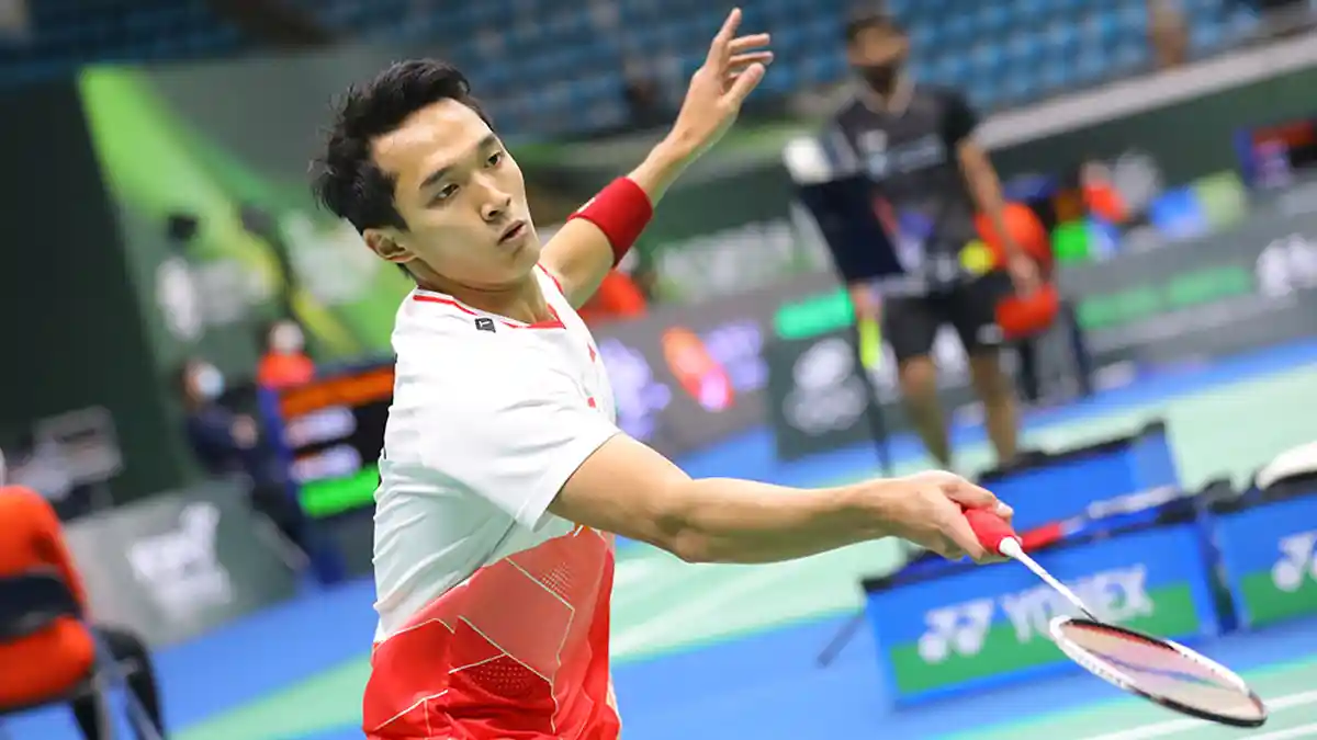 Jonatan Christie Pulangkan Wakil Malaysia Soong Joo Ven dari Korea Open 2022