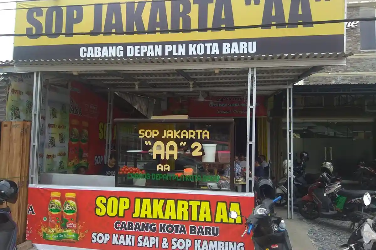 Menu Sop Kambing dan Sop Kaki Sapi Jadi Andalan Sop Jakarta AA yang Melegenda