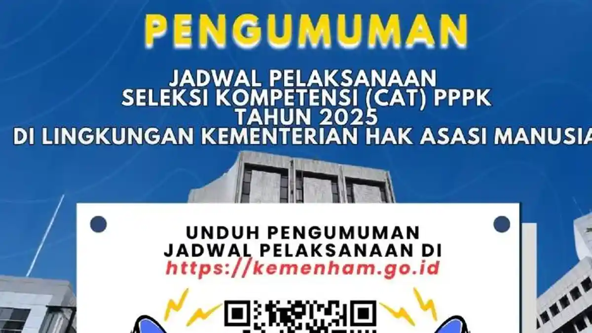 Link Download Pengumuman Administrasi PPPK KemenHAM 2026, Cek Nama dan Jadwal CAT di Sini!
