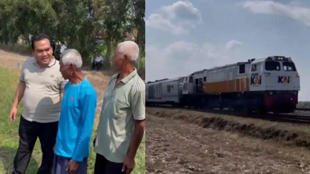 2 Lansia di Blora Selamatkan Penumpang Kereta Api, Sadar Rel Lintasan Putus