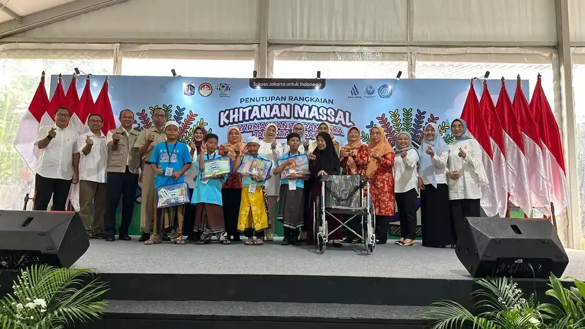 Jangkau 521 Anak, Program Khitan Massal Dharma Wanita PAM Jaya Melampaui Target
