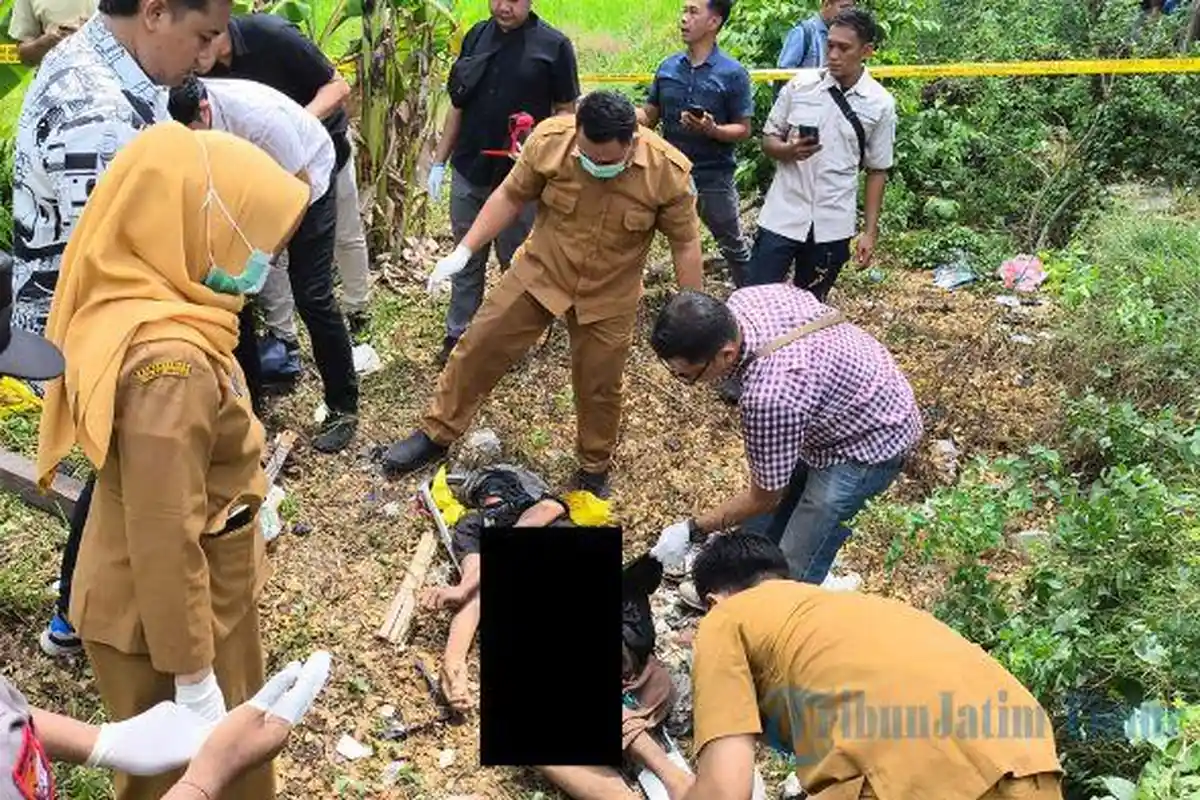 BREAKING NEWS: Pria Dengan Tangan dan Kaki Terikat Ditemukan Tewas di Parit Irigasi Lamongan
