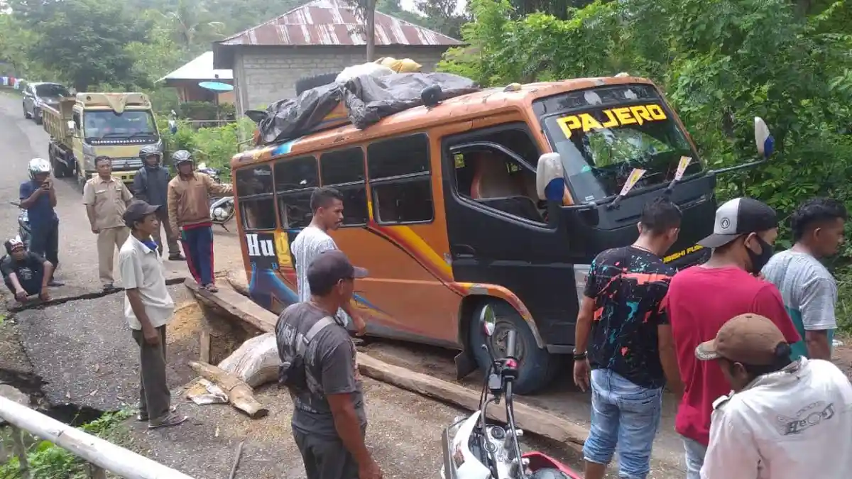 Deker Jebol di Satar Teu Manggarai Timur Kini Sudah Diperbaiki, Ustman: Terima Kasih Pemprov NTT