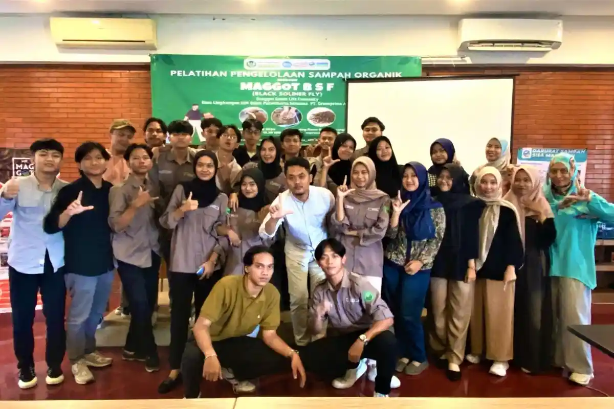 Mahasiswa UIN Saizu Belajar Kelola Sampah Organik Berbasis Maggot BSF untuk Bisnis Green Jobs