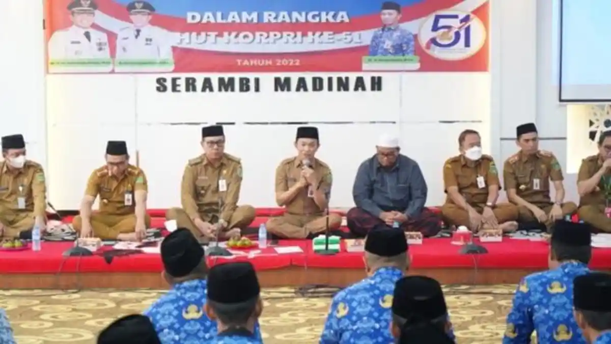 Peringatan Hari Korpri di Tanbu, Digelar Lomba Paduan Suara, Jalan Santai Hingga Adzan