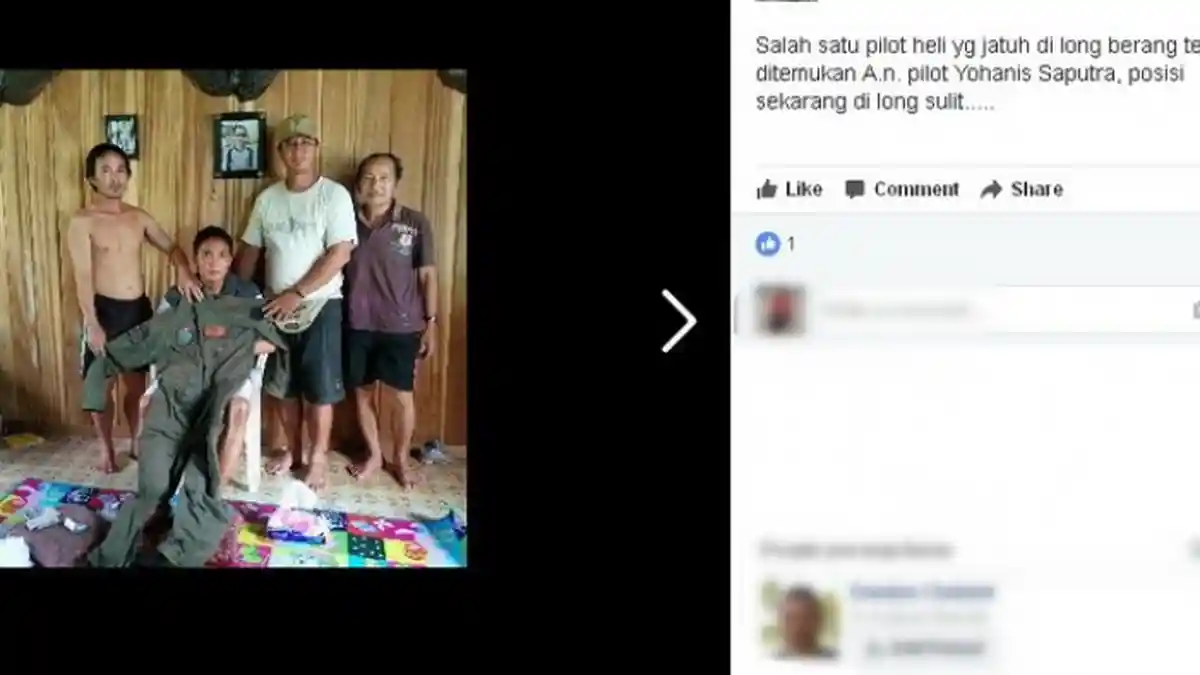 Berkat Makanan ini, Pilot Heli TNI yang Jatuh di Kalimantan Mampu Bertahan Hidup