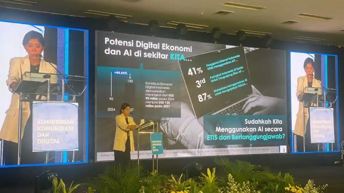 Menkomdigi Sampaikan Strategi Pemerintah Hadapi Perkembangan Teknologi AI