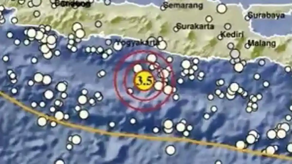 Gempa Terkini di Yogyakarta Senin 3 Juli 2023, Baru Saja Guncang di Laut, Info BMKG Magnitudonya