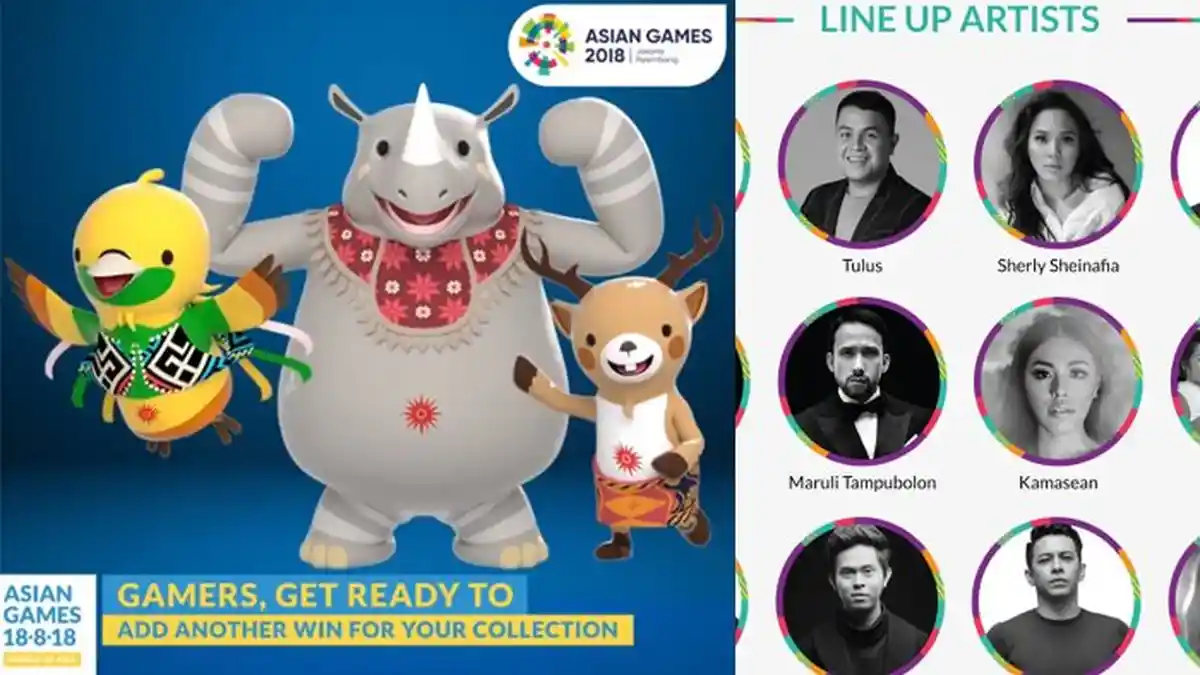 Link Live Streaming Pembukaan Asian Games 2018 Pukul 19.00 WIB, Bertabur Bintang Lebih Dari 10 Artis