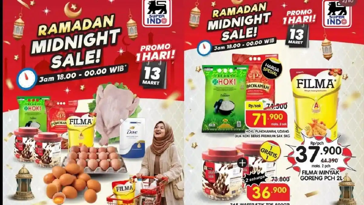 Promo Superindo 13 Maret 2026: Ramadan Midnight Sale, Diskon hingga 40 Persen
