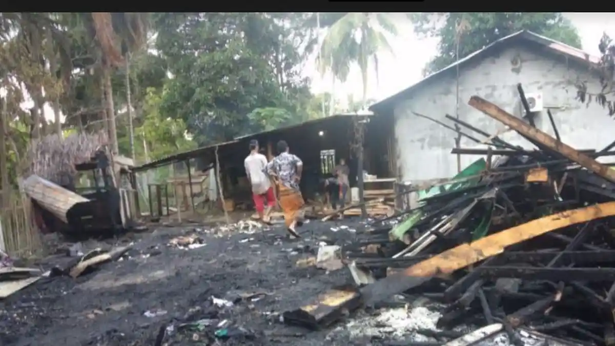 Bilik Santri Dayah Darul Ulum  Aceh Utara Terbakar