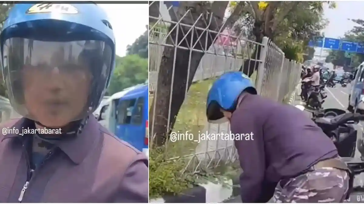 Sosok Anggota TNI yang Pukul Driver Ojol di Grogol Jakarta Barat, Videonya Viral