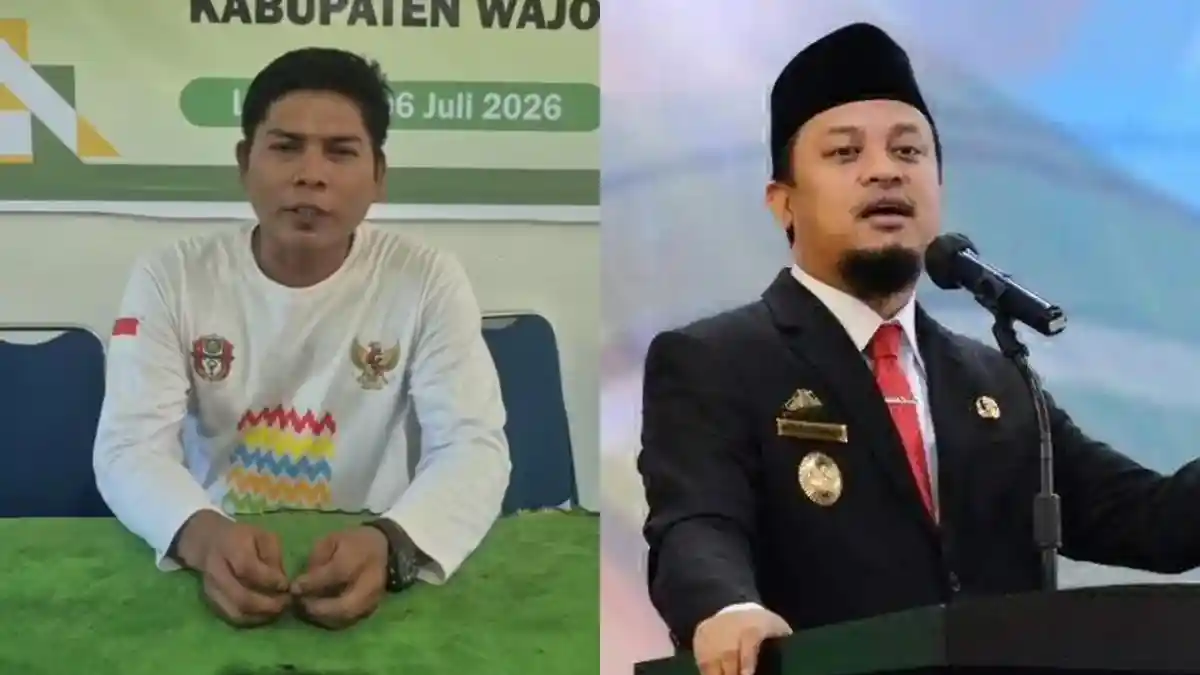 Kades Lautang Wajo Minta Maaf ke Gubernur Usai Warganya Viral Tanam Pisang di Jalan Rusak - Tribun-timur.com