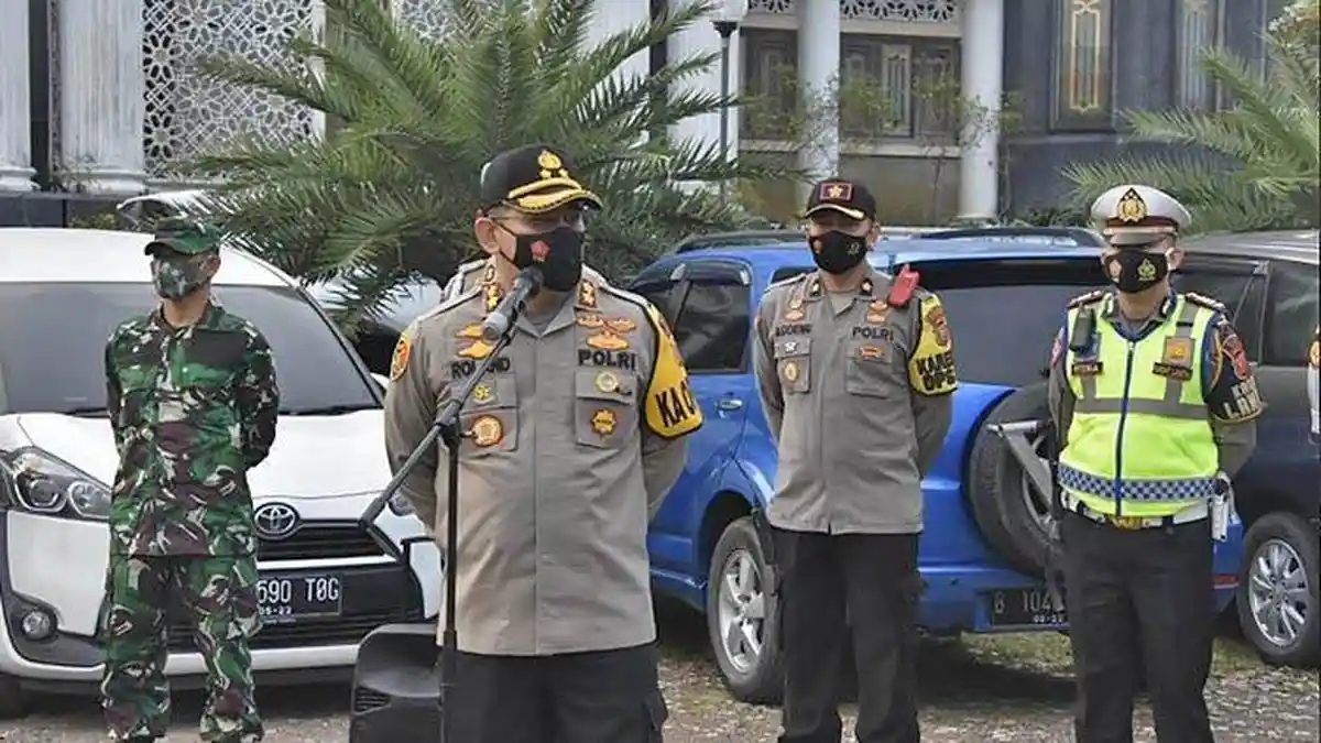 Antisipasi PSBB Jakarta, Polres Bogor Siap Hadapi Serbuan Wisatawan ke Puncak
