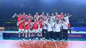 SEDANG BERLANGSUNG: Timnas Voli Putra Indonesia vs Iran di Laga ...
