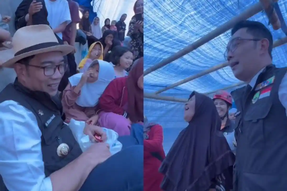 Berita Ridwan Kamil, Hibur Pengungsi Gempa Cianjur, RK Adakan Kuis hingga Ajang Pencarian Bakat
