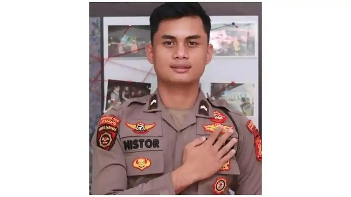 Sosok Bripda Nistor, Polisi Viral yang Gendong Murid Sekolah saat ...