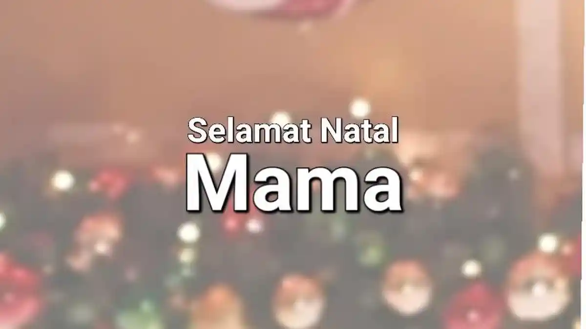 Lirik Lagu Selamat Natal Mama - Doddie Latuharhary